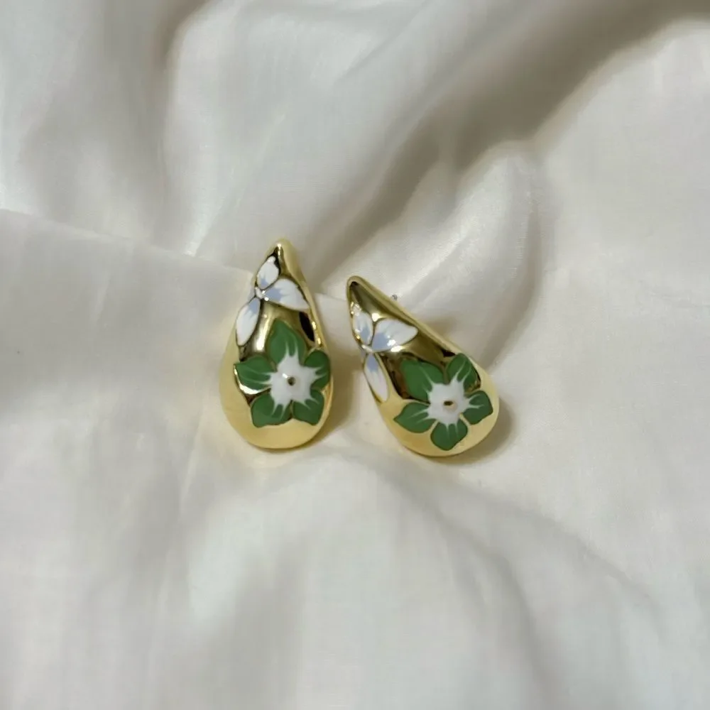 Flower earrings M582